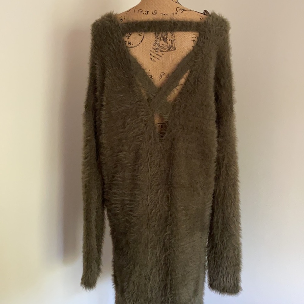 New Ruby Moon Oversize Fuzzy Sweater Long Sleeve M - image 3